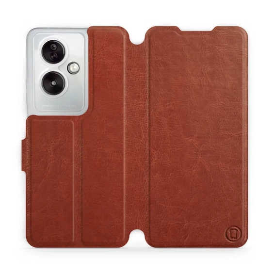 Etui do OPPO A79 5G - wzór Brown&Orange