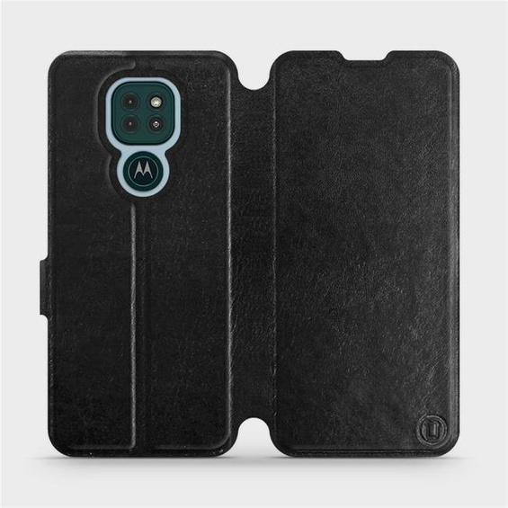 Etui do Motorola Moto G9 Play - wzór Black&Orange