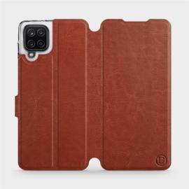 Etui do Samsung Galaxy A12 - wzór Brown&Orange