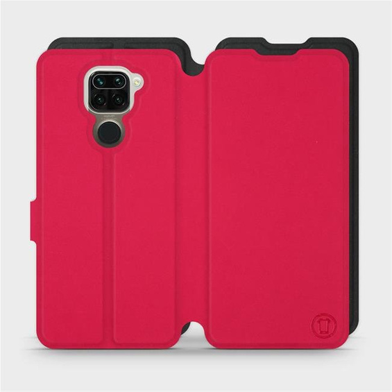 Etui Soft Touch do Xiaomi Redmi Note 9 - wzór Żywa czerwień z czernią
