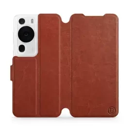 Etui do Huawei P60 Pro - wzór Brown&Gray