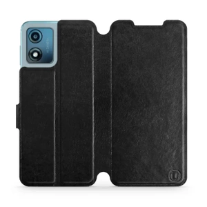 Etui do Motorola Moto E13 - wzór Black&Gray