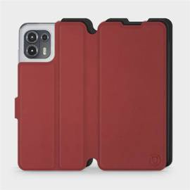 Etui Soft Touch do Motorola Edge 20 Lite - wzór Zachodząca czerwień z czernią