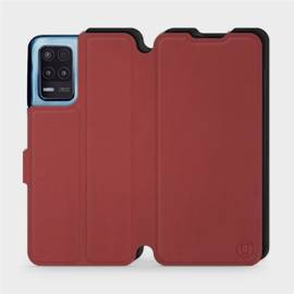 Etui Soft Touch do Realme 8 5G - wzór Zachodząca czerwień z czernią