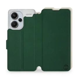 Etui Soft Touch do Xiaomi Redmi Note 13 PRO Plus - wzór Miejska zieleń z platyną