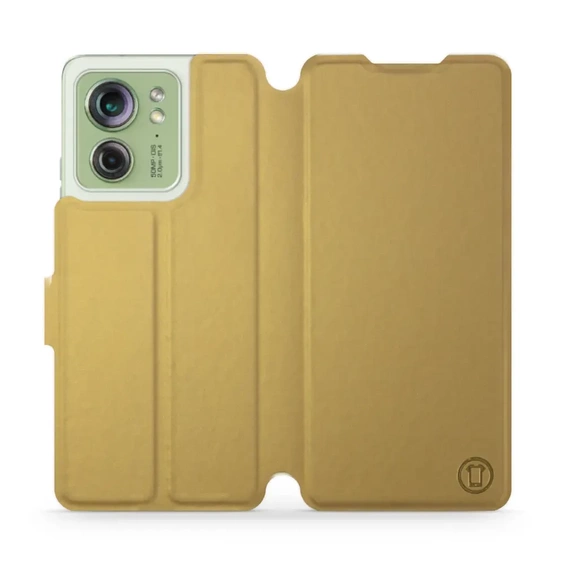 Etui do Motorola Edge 40 - wzór Gold&Orange