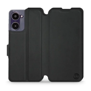 Etui Soft Touch do Realme 10 - wzór Satynowa czerń