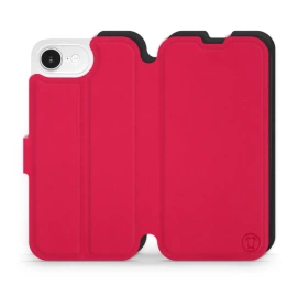 Etui Soft Touch do Apple iPhone 16e - wzór Żywa czerwień z czernią