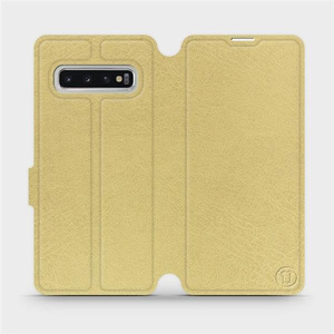 Etui do Samsung Galaxy S10 - wzór Gold&Gray