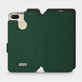 Etui Soft Touch do Xiaomi Redmi 6 - wzór Miejska zieleń z czernią