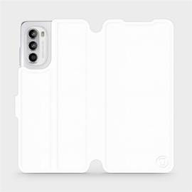 Etui do Motorola Moto G52 - wzór White&Orange