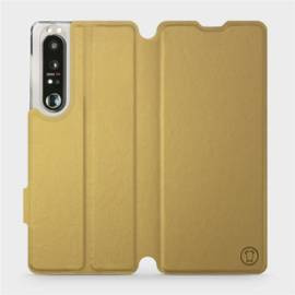 Etui do Sony Xperia 1 III - wzór Gold&Orange