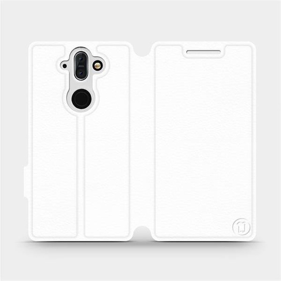 Etui do Nokia 8 Sirocco - wzór White&Orange