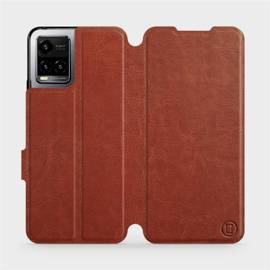 Etui do Vivo Y21S - wzór Brown&Orange