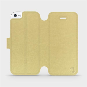 Etui do Apple iPhone 5s - wzór Gold&Gray