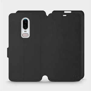 Etui Soft Touch do OnePlus 6 A6000 - wzór Satynowa czerń