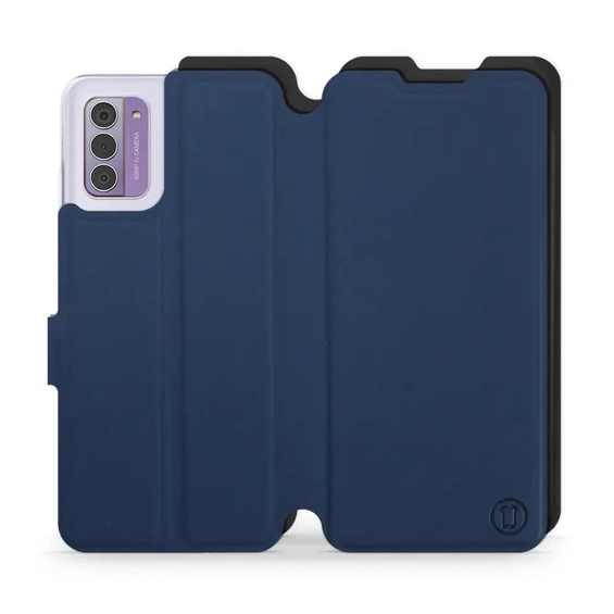 Etui Soft Touch do Nokia G42 - wzór Głęboki granat z czernią