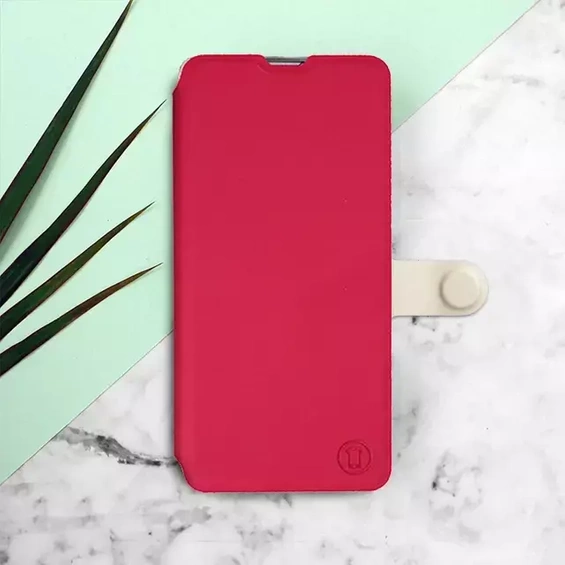 Etui Soft Touch do Motorola Moto G23 - wzór Żywa czerwień z platyną