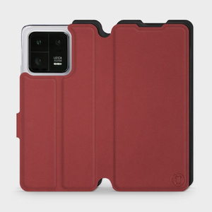 Etui Soft Touch do Xiaomi 13 Pro - wzór Zachodząca czerwień z czernią