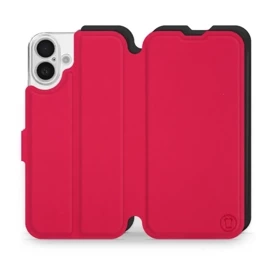 Etui Soft Touch do Apple iPhone 16 Plus - wzór Żywa czerwień z czernią