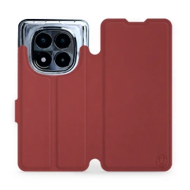 Etui Soft Touch do Xiaomi Redmi Note 14 Pro 5G - wzór Zachodząca czerwień z czernią