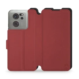 Etui Soft Touch do Xiaomi 13T Pro - wzór Zachodząca czerwień z czernią