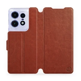 Etui do Motorola Edge 50 Pro - wzór Brown&Gray