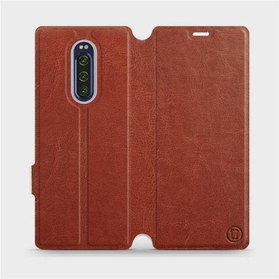 Etui do Sony Xperia 1 - wzór Brown&Orange