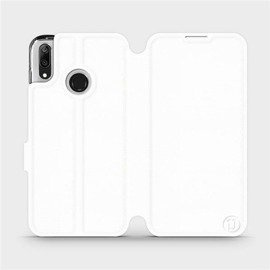 Etui do Huawei Y7 2019 - wzór White&Orange