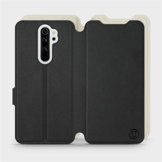 Etui Soft Touch do Xiaomi Redmi Note 8 Pro - wzór Satynowa czerń z platyną