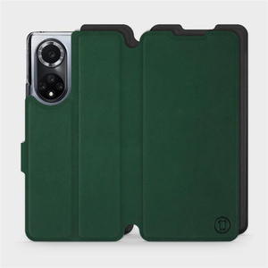 Etui Soft Touch do Huawei Nova 9 - wzór Miejska zieleń z czernią