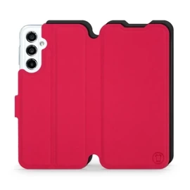 Etui Soft Touch do Samsung Galaxy M34 5G - wzór Żywa czerwień z czernią