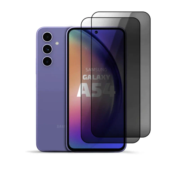 Zestaw 2x Prywatyzujące szkło hartowane 9H do Samsung Galaxy A54