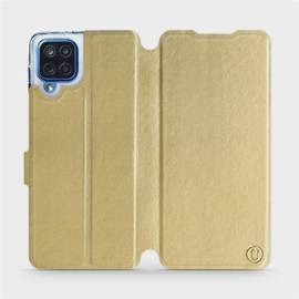 Etui do Samsung Galaxy M12 - wzór Gold&Gray