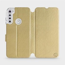Etui do Motorola One Fusion Plus - wzór Gold&Orange