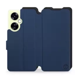 Etui Soft Touch do OnePlus Nord CE 3 Lite 5G - wzór Głęboki granat z czernią