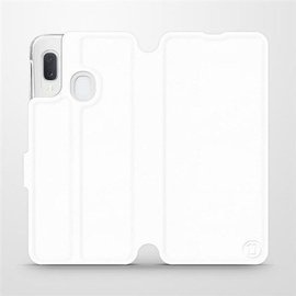 Etui do Samsung Galaxy A20e - wzór White&Gray