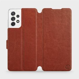 Etui do Samsung Galaxy A72 - wzór Brown&Orange