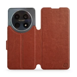 Etui do Huawei Nova 12i - wzór Brown&Orange