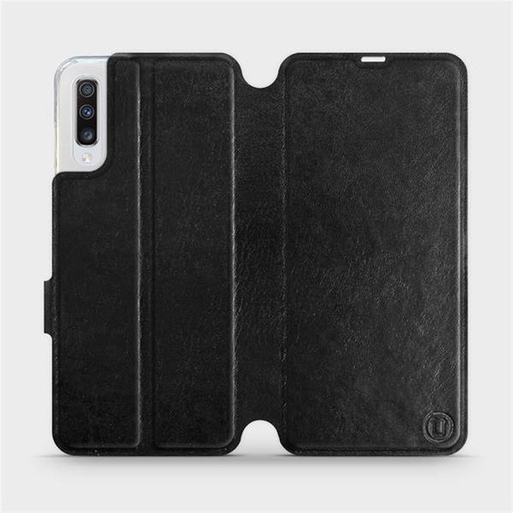 Etui do Samsung Galaxy A70 - wzór Black&Orange