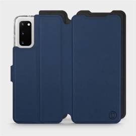 Etui Soft Touch do Samsung Galaxy S20 - wzór Głęboki granat z czernią