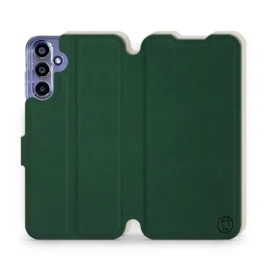 Etui Soft Touch do Samsung Galaxy A15 4G - wzór Miejska zieleń z platyną