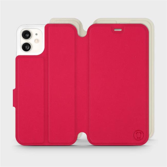 Etui Soft Touch do Apple iPhone 11 - wzór Żywa czerwień z platyną