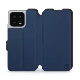 Etui Soft Touch do Xiaomi 13 - wzór Głęboki granat z czernią