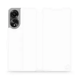 Etui do OPPO A78 5G - wzór White&Orange