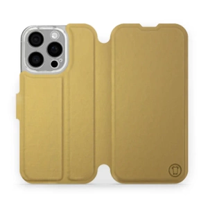 Etui do Apple iPhone 16 Pro - wzór Gold&Gray