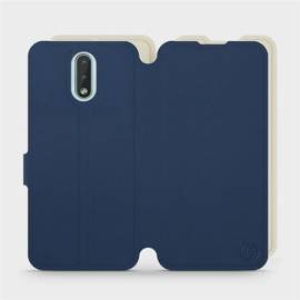 Etui Soft Touch do Nokia 2.3 - wzór Głęboki granat z platyną