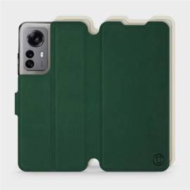 Etui Soft Touch do Xiaomi 12X - wzór Miejska zieleń z platyną