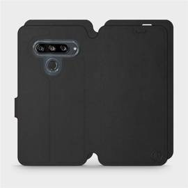 Etui Soft Touch do LG G8s ThinQ - wzór Satynowa czerń