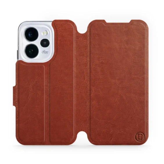 Etui do OPPO Reno 15 pro - wzór Brown&Gray